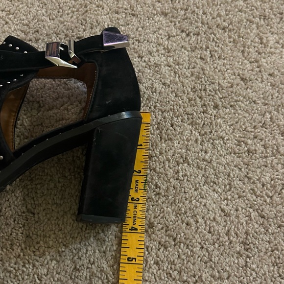 Shoe Republic LA Black Studded Heels - Picture 8 of 9